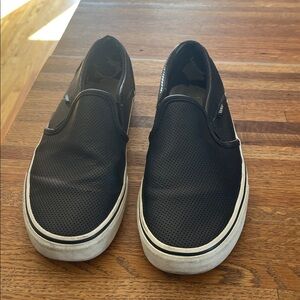 Vans Black Slip-On Sneakers women’s size 9